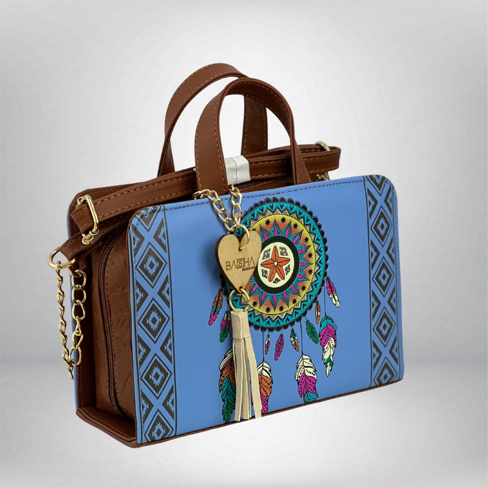 XIMENA VAQUETA AZUL/CAFE