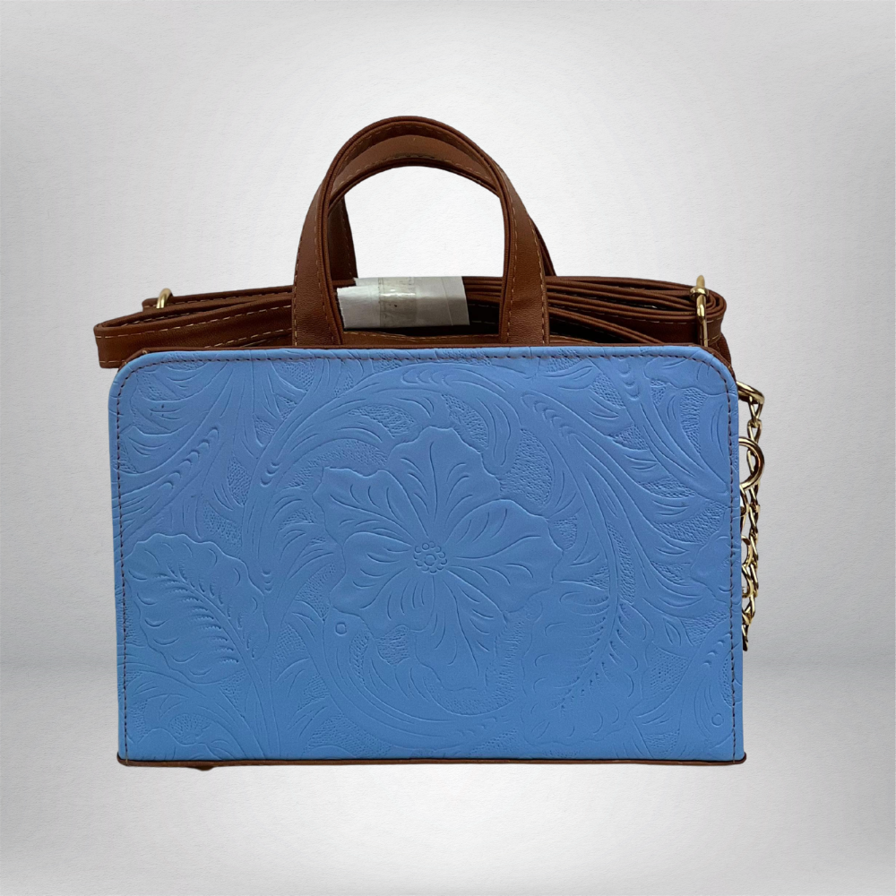 XIMENA VAQUETA AZUL/CAFE