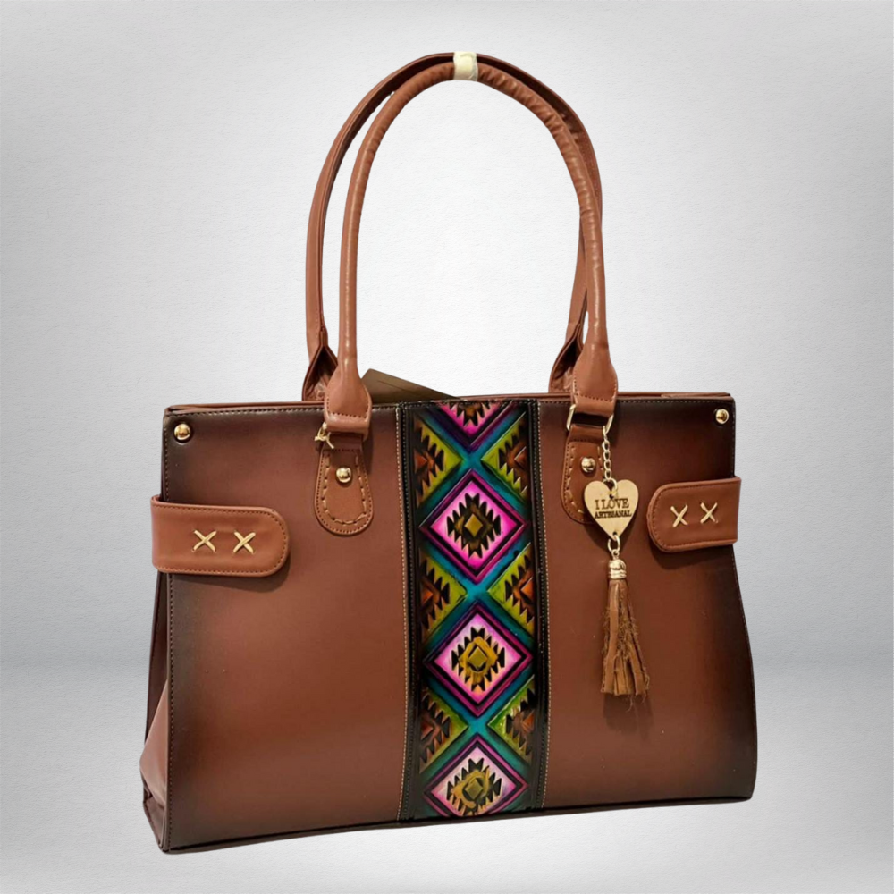 BOLSA VAQUETA BROCHE