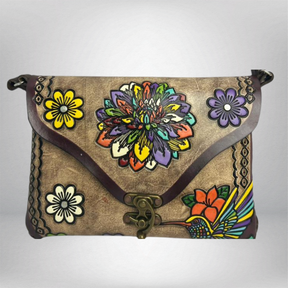 CAMPANA CINCELADA COLIBRI#2