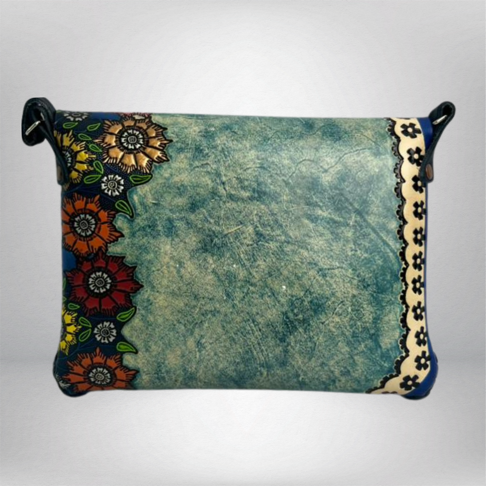 CAMPANA CINCELADA AZUL