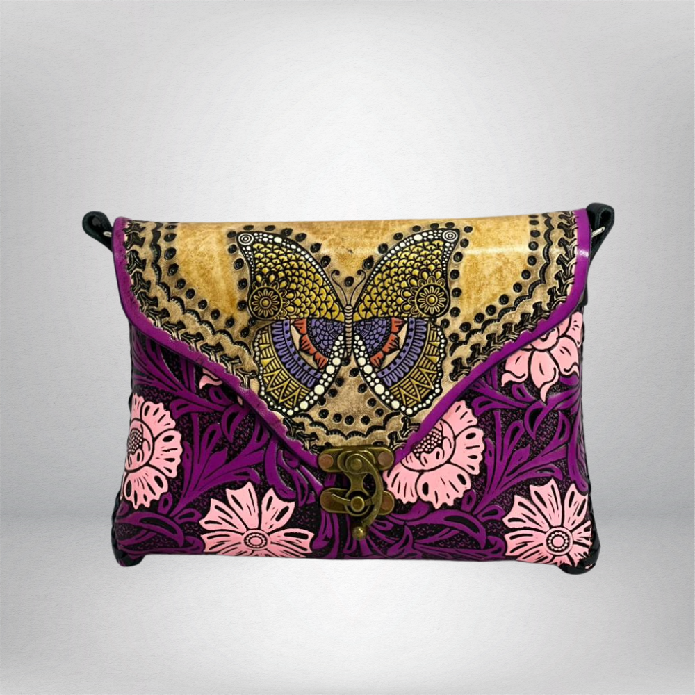 CAMPANA CINCELADA MARIPOSA