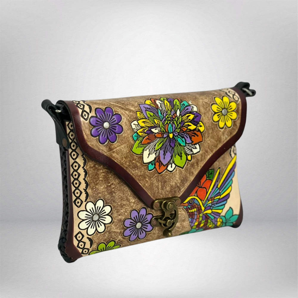 CAMPANA CINCELADA COLIBRI