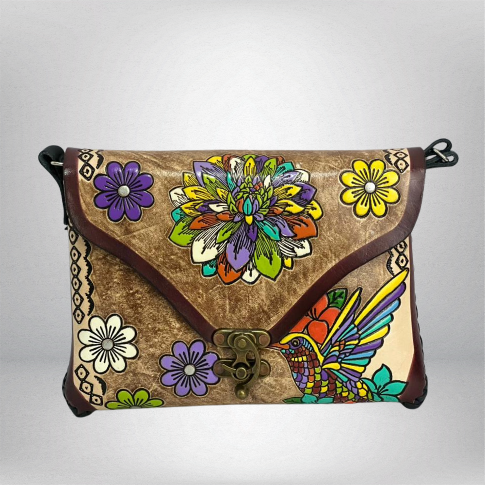 CAMPANA CINCELADA COLIBRI