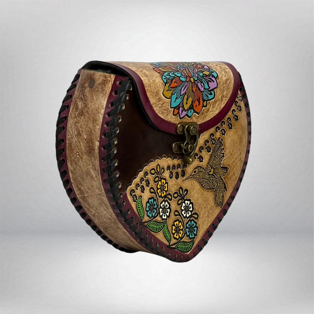 CORAZON CINCELADO FLOR