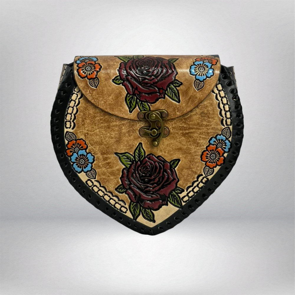 CORAZON CINCELADO ROSAS