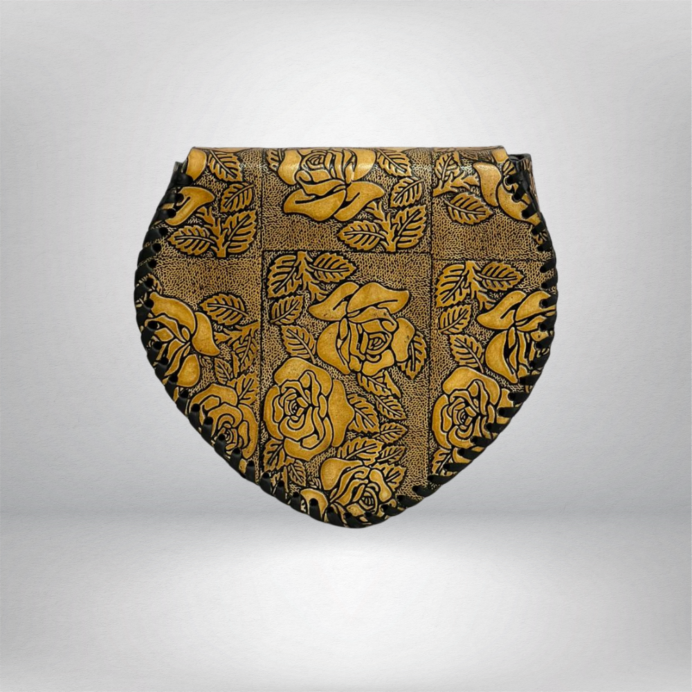 CORAZON CINCELADO AMARILLO ROSAS