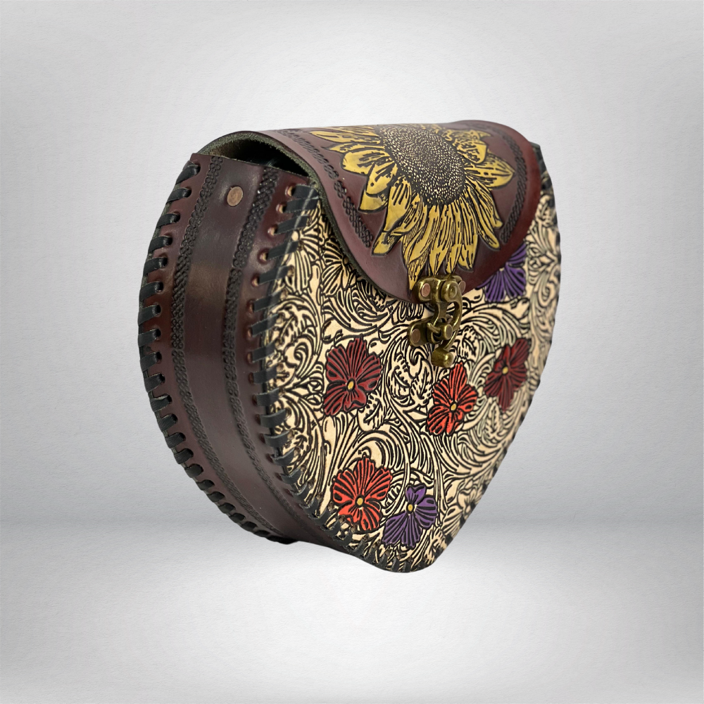 CORAZON CINCELADO GIRASOL