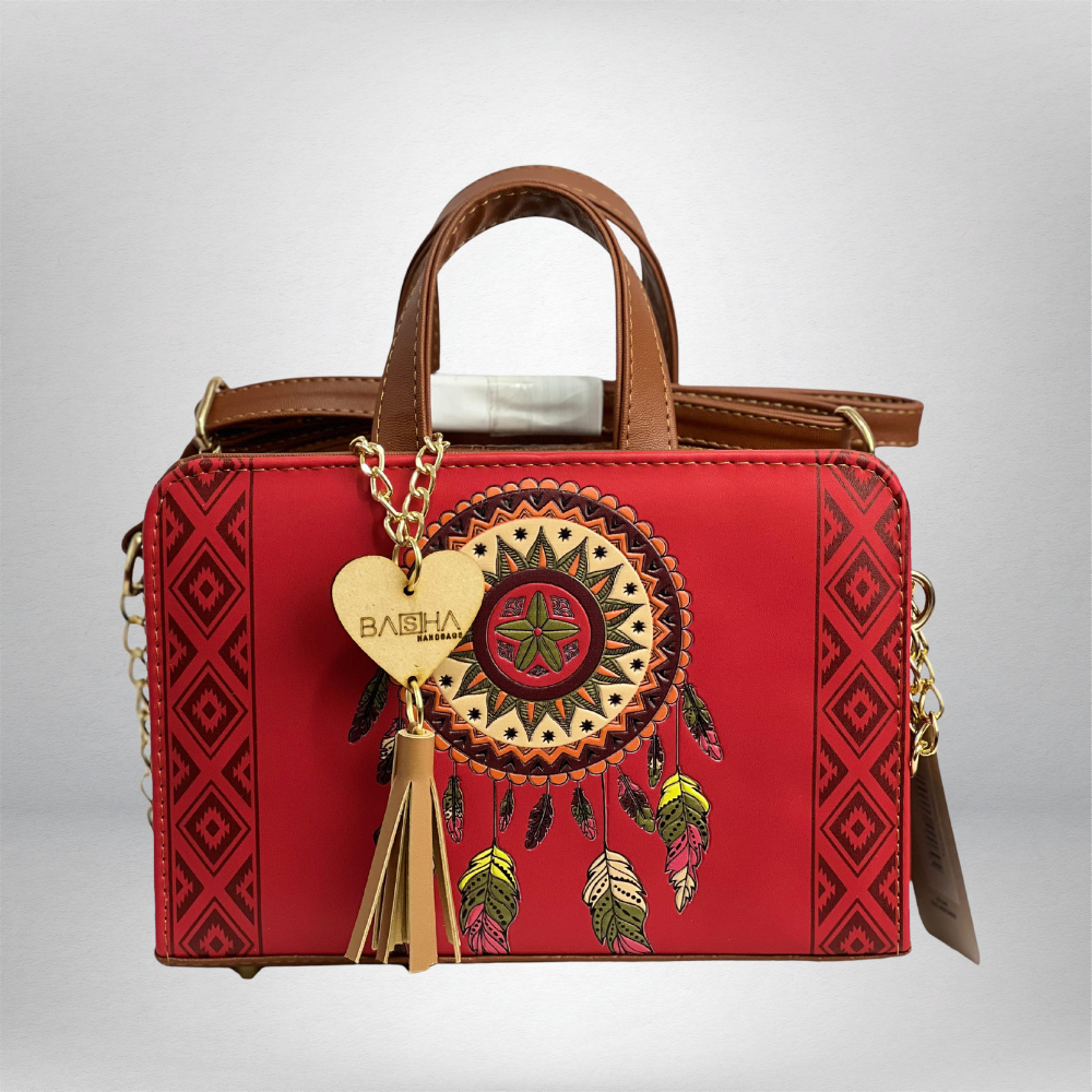 XIMENA VAQUETA ROJO/CAFE