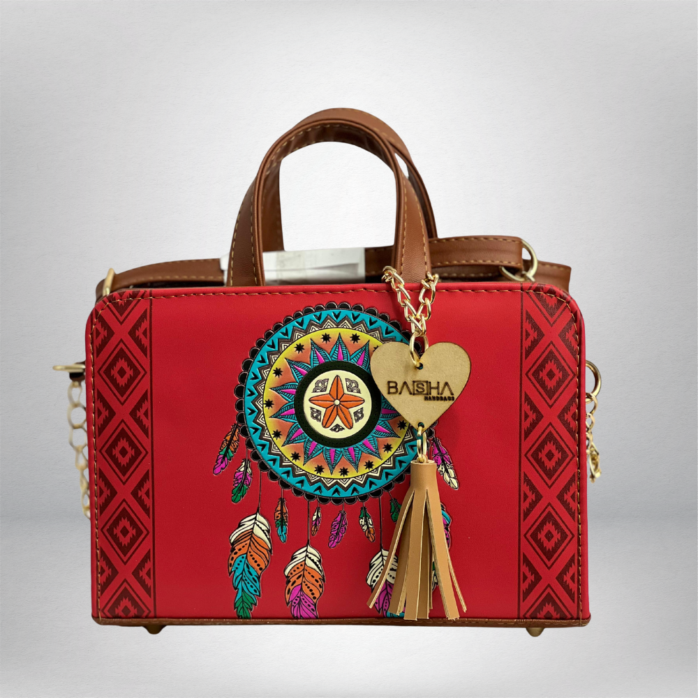 XIMENA VAQUETA ROJO/CAFE