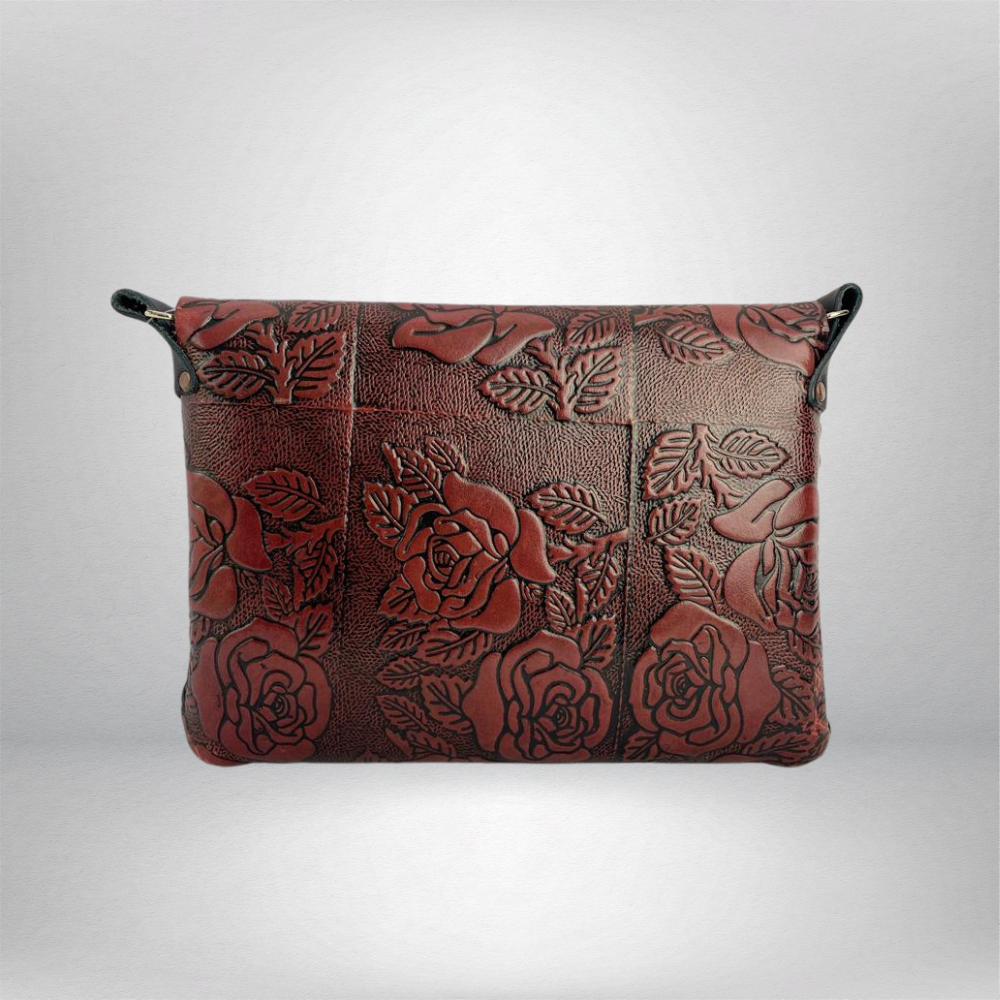 CAMPANA ROSAS CINCELADA