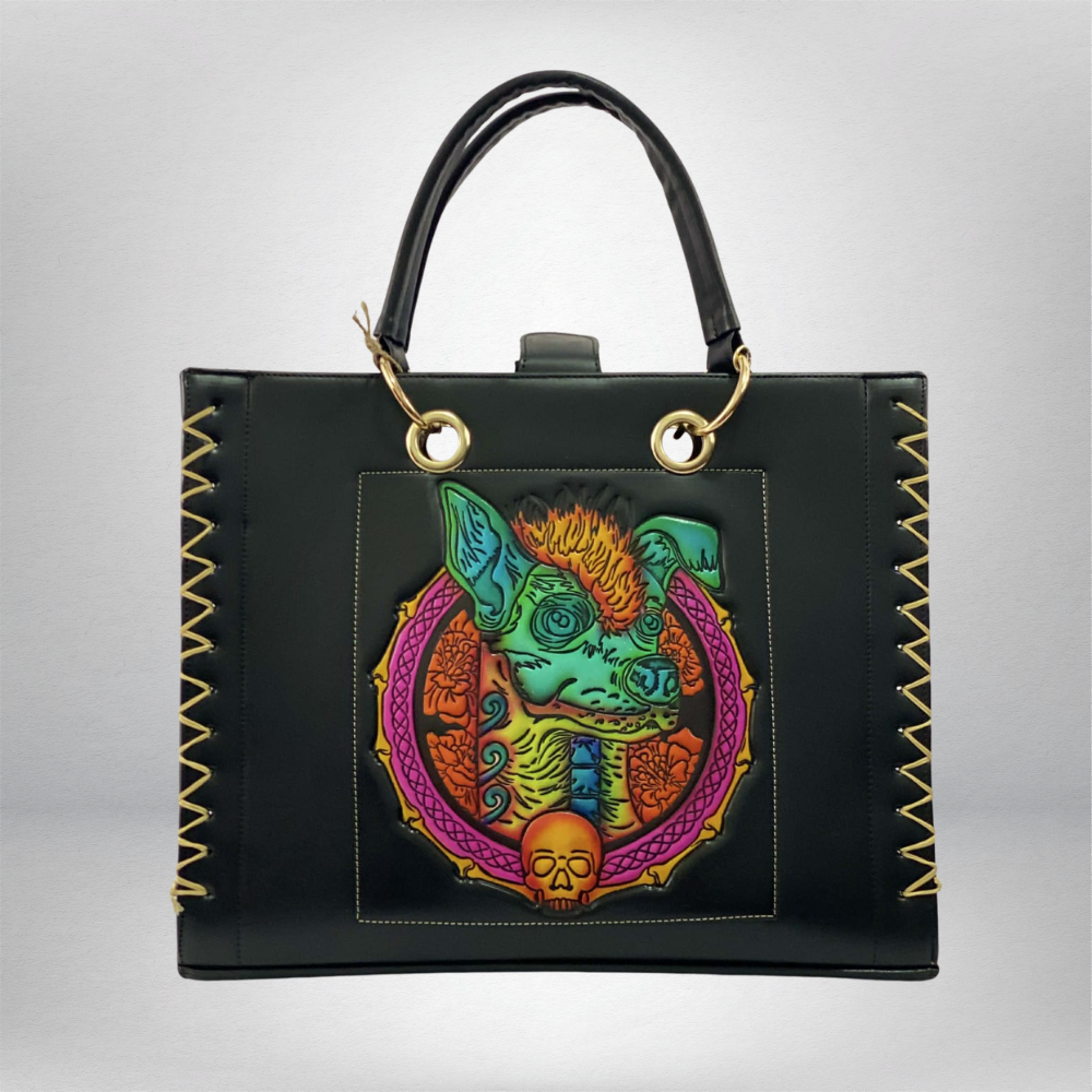 BOLSA VAQUETA COMBO XOLOITZCUINTLE