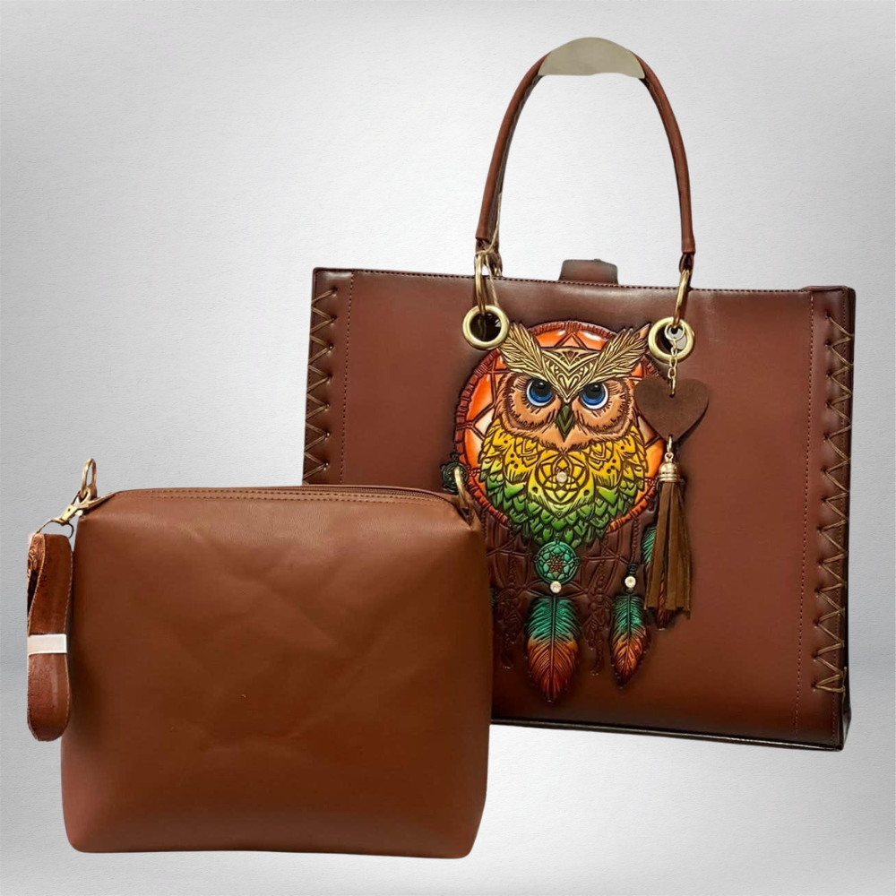 BOLSA VAQUETA COMBO BUHO